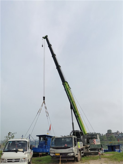 澄江市桥梁建设吊装案例